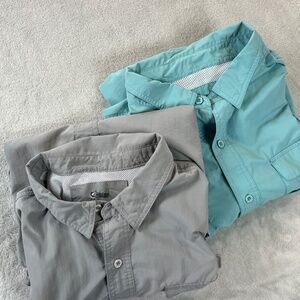 Men's TWO 2 World Wide Sportsman Fisherman Guide Shirts SPF 2XLT, 2XL